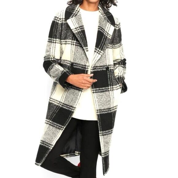 Talbots Jackets & Blazers - TALBOTS Brushed Wool Blend Coat (oversized Sz M)